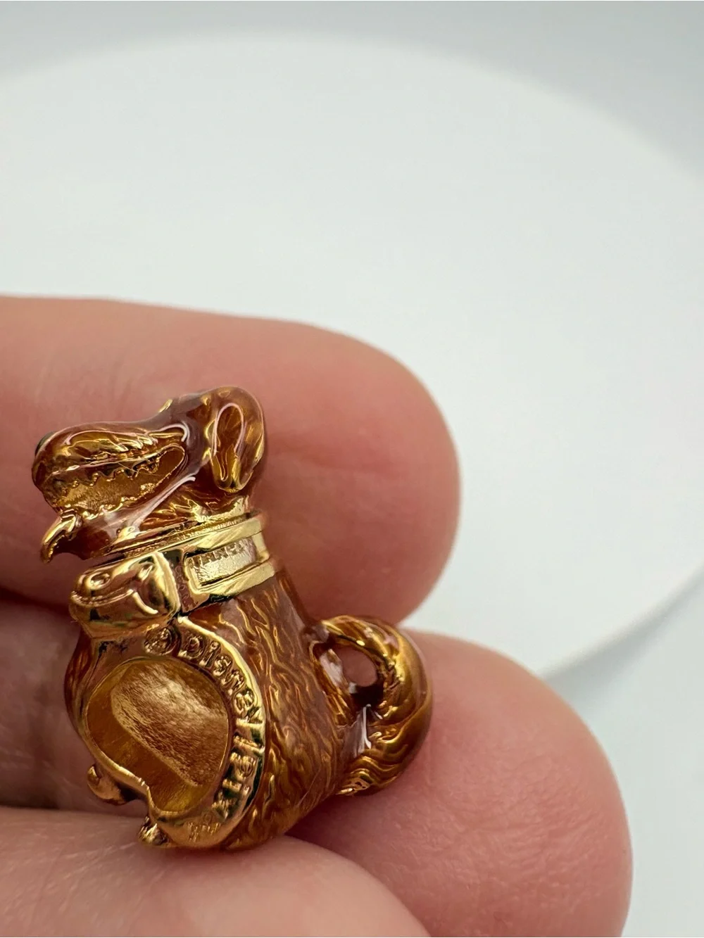 Pandora Disney Pixar Up Dug 14k gold-plated Charm